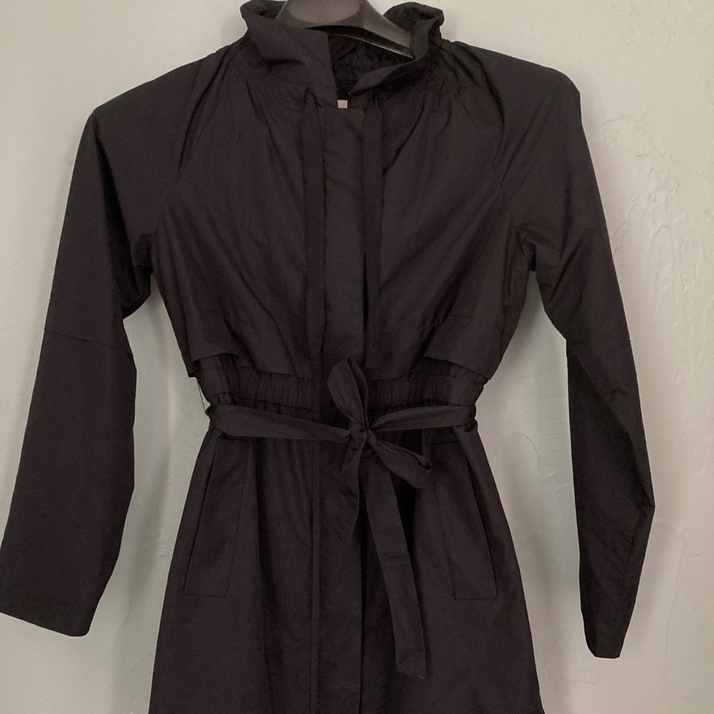 Ann Taylor Loft- Black Lightweight Jacket (Small)
